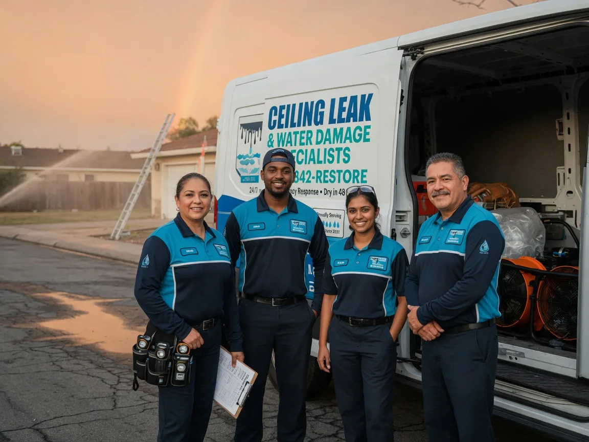 Ceiling Leak Cleanup company in Drury, MA